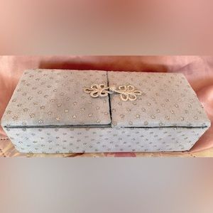 Blue jewelry box with star design